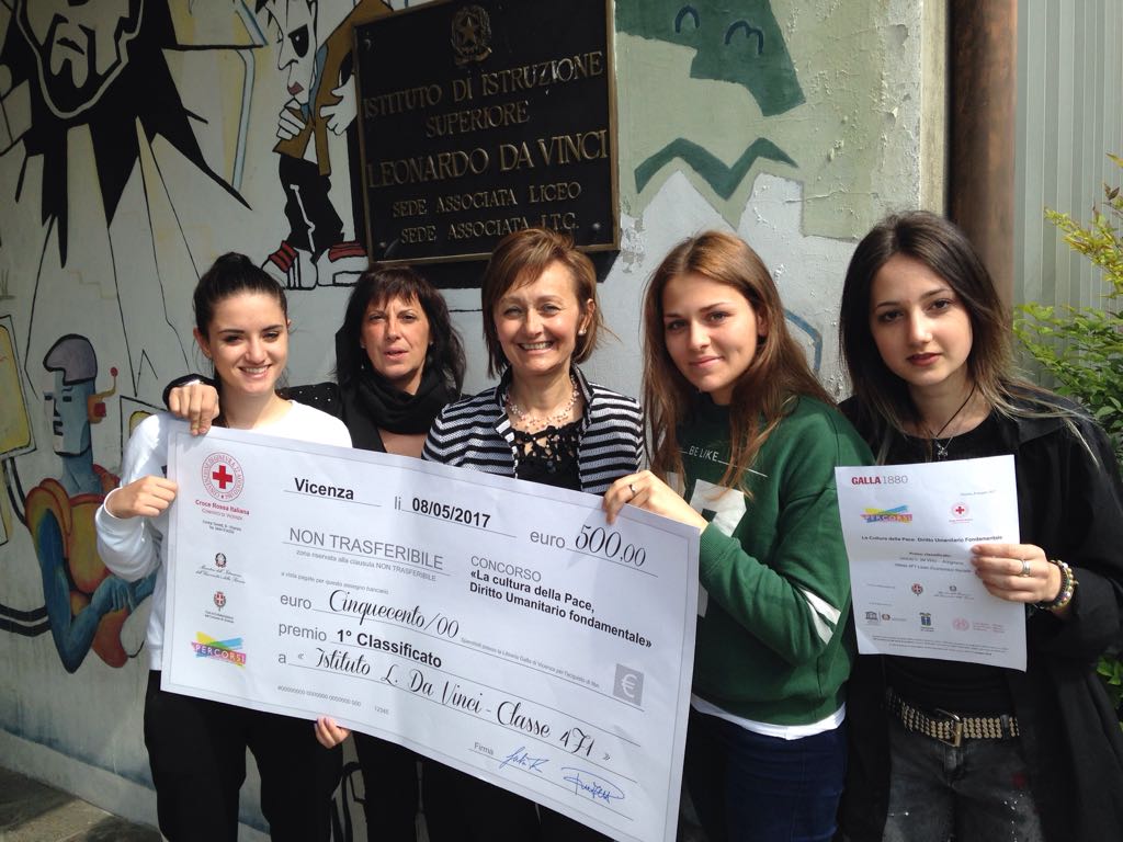 Il Liceo Da Vinci vince il primo premio del concorso della Croce Rossa Italiana